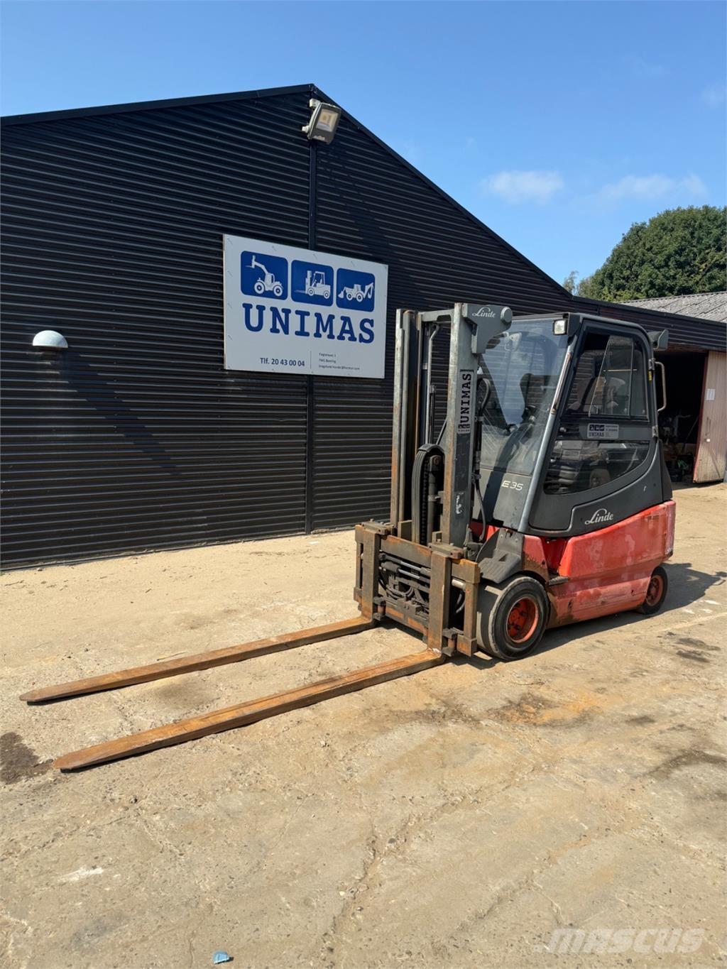 Linde E35 Elektriskie iekrāvēji