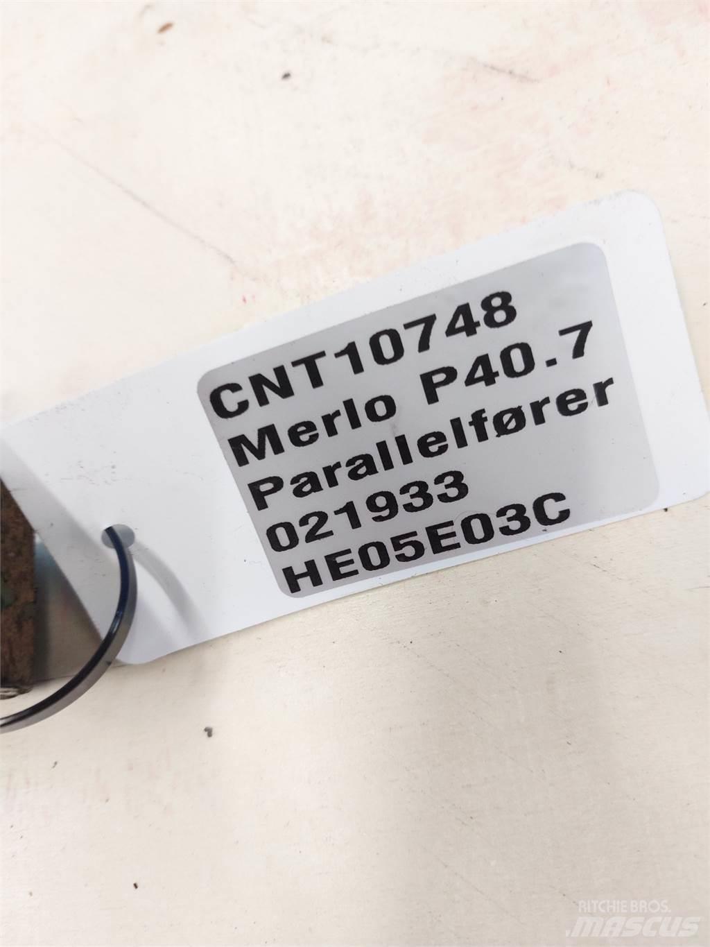 Merlo P40.7 Strēles un kausi