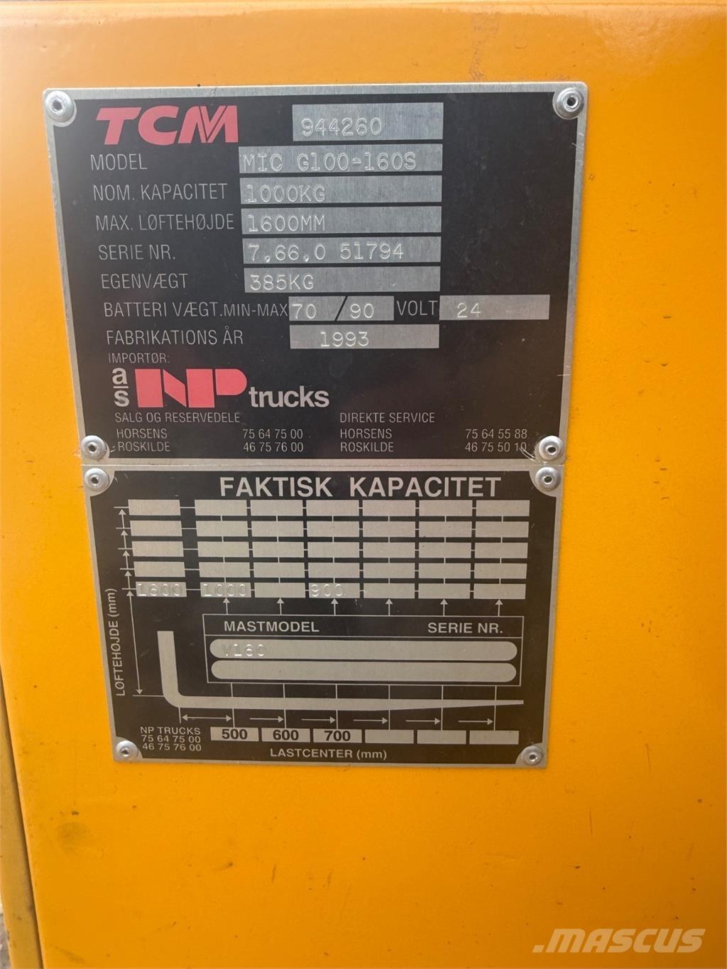 MIC 1000kg Krautnētāji ar roku