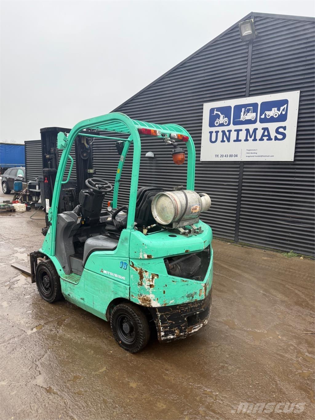 Mitsubishi FG18 LPG tehnika