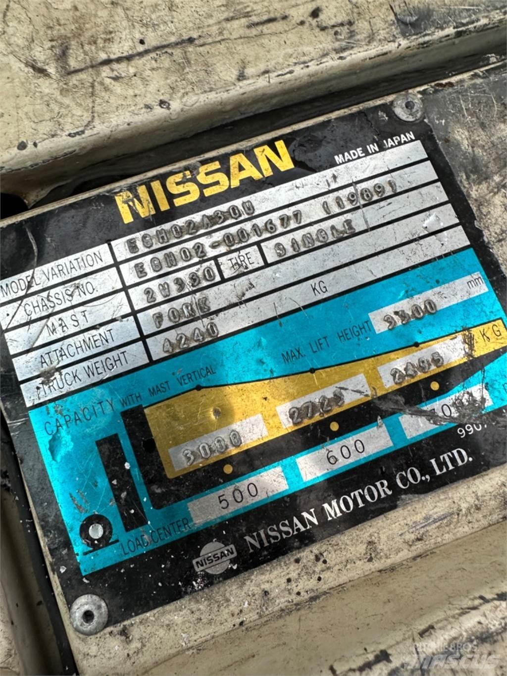 Nissan FD30 Tehnika ar dīzeļa dzinēju