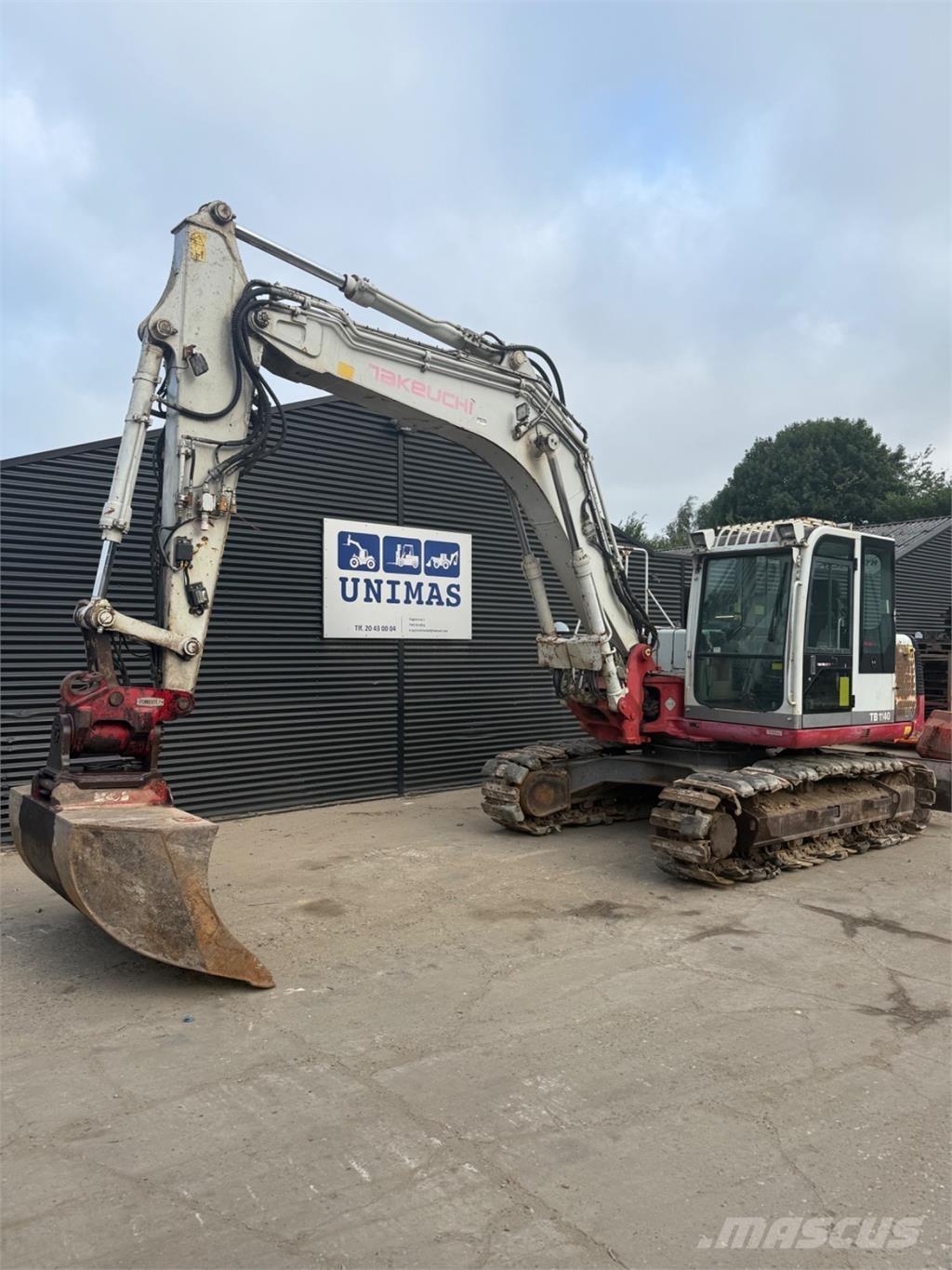 Takeuchi TB1140 Kāpurķēžu ekskavatori