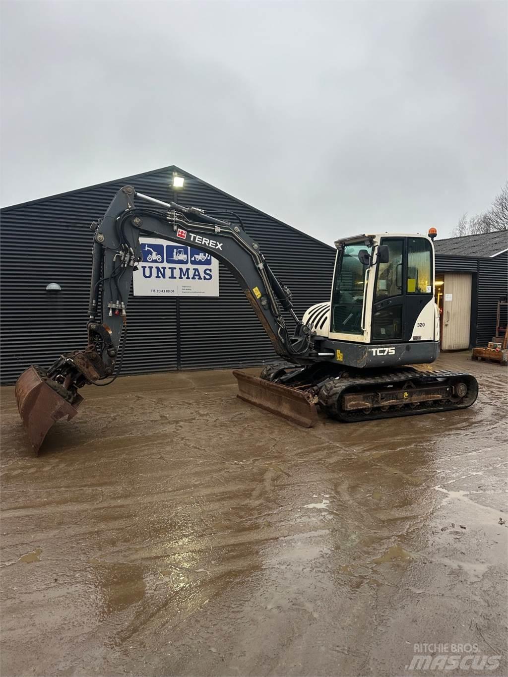 Terex TC75 Kāpurķēžu ekskavatori
