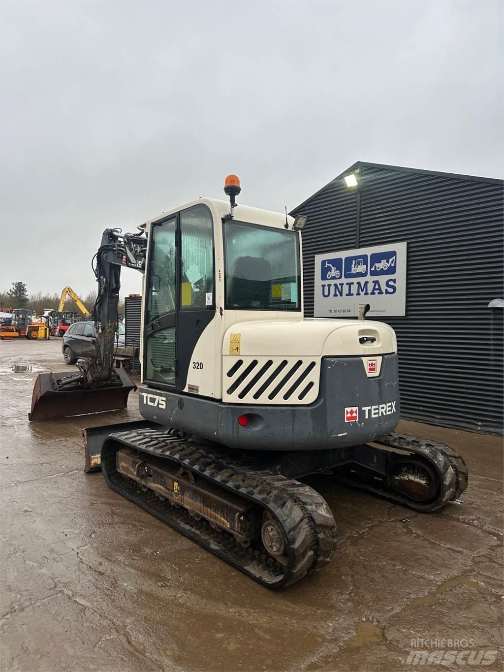 Terex TC75 Kāpurķēžu ekskavatori