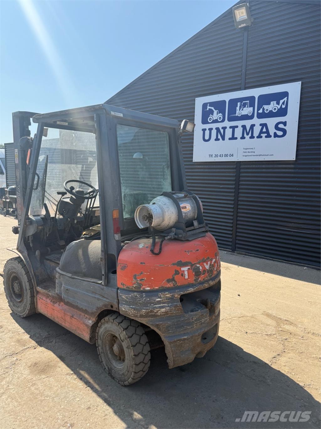 Toyota FG25 LPG tehnika
