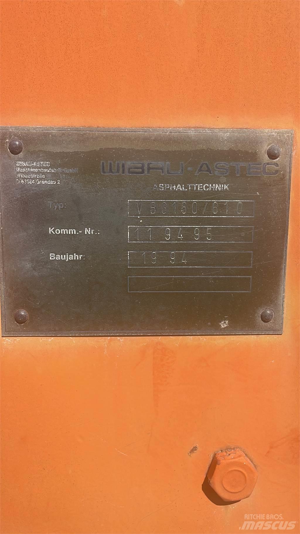  Wibau Wibau Asfalta maisīšanas iekārtas