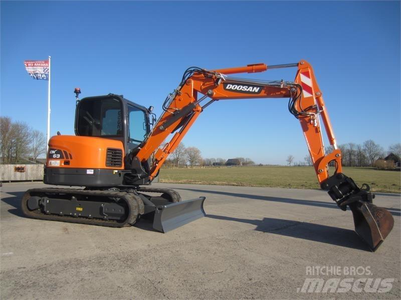 Doosan DX63-3 Mini ekskavatori < 7 t