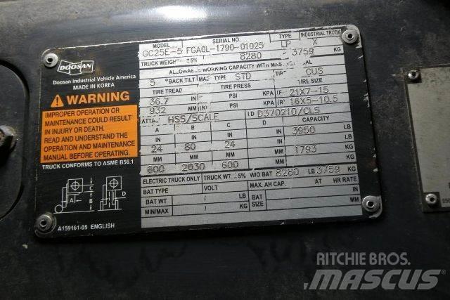 Doosan GC25E-5 Autokrāvēji - citi
