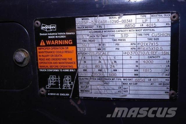 Doosan GC25P-5 Autokrāvēji - citi