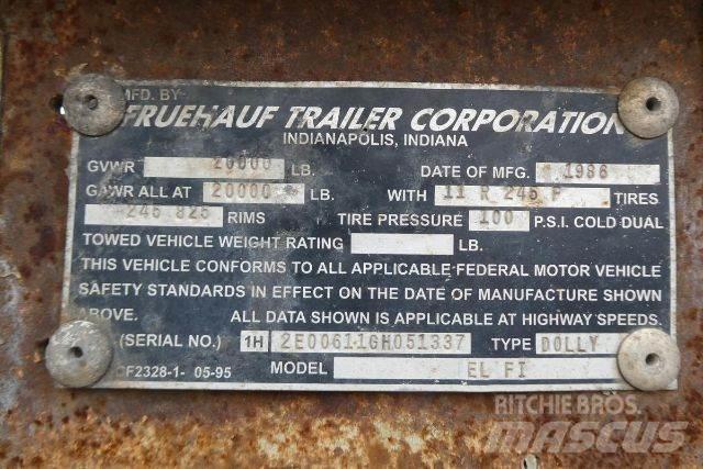 Fruehauf EL FI Pārvadāšanas platformas