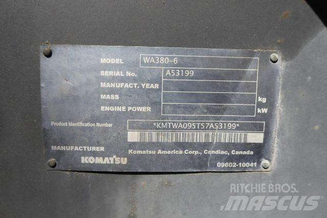 Komatsu WA380-6 Iekrāvēji uz riteņiem