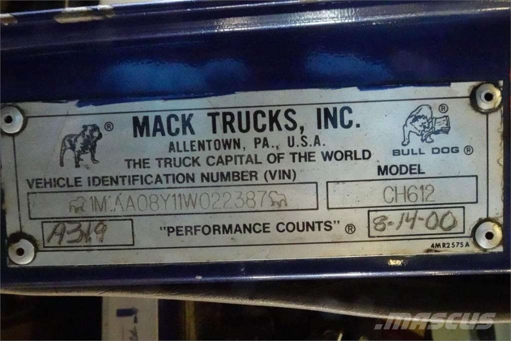 Mack CH612 Šasija ar kabīni