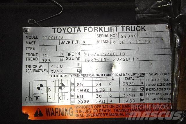 Toyota 7FGCU20 Autokrāvēji - citi