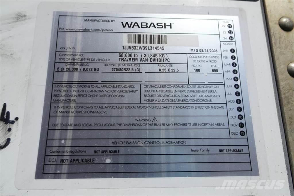 Wabash DVHDHPC Furgons