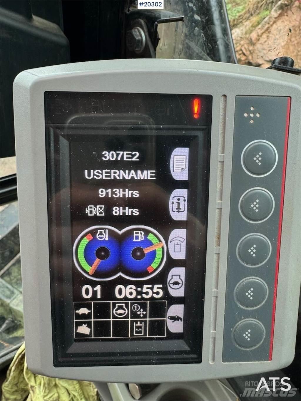 CAT 307E2 Kāpurķēžu ekskavatori