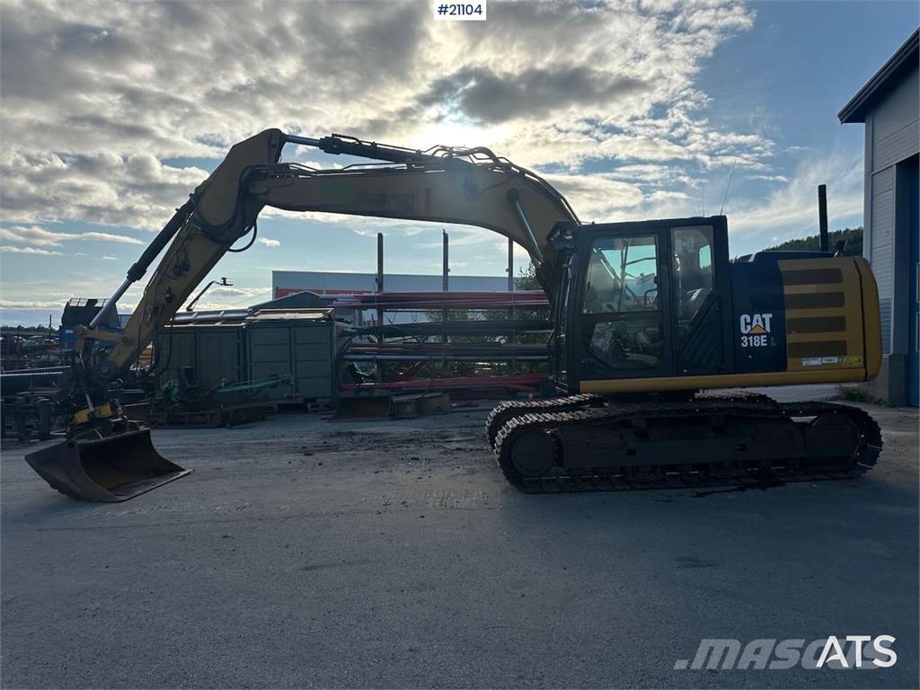 CAT 318EL Kāpurķēžu ekskavatori