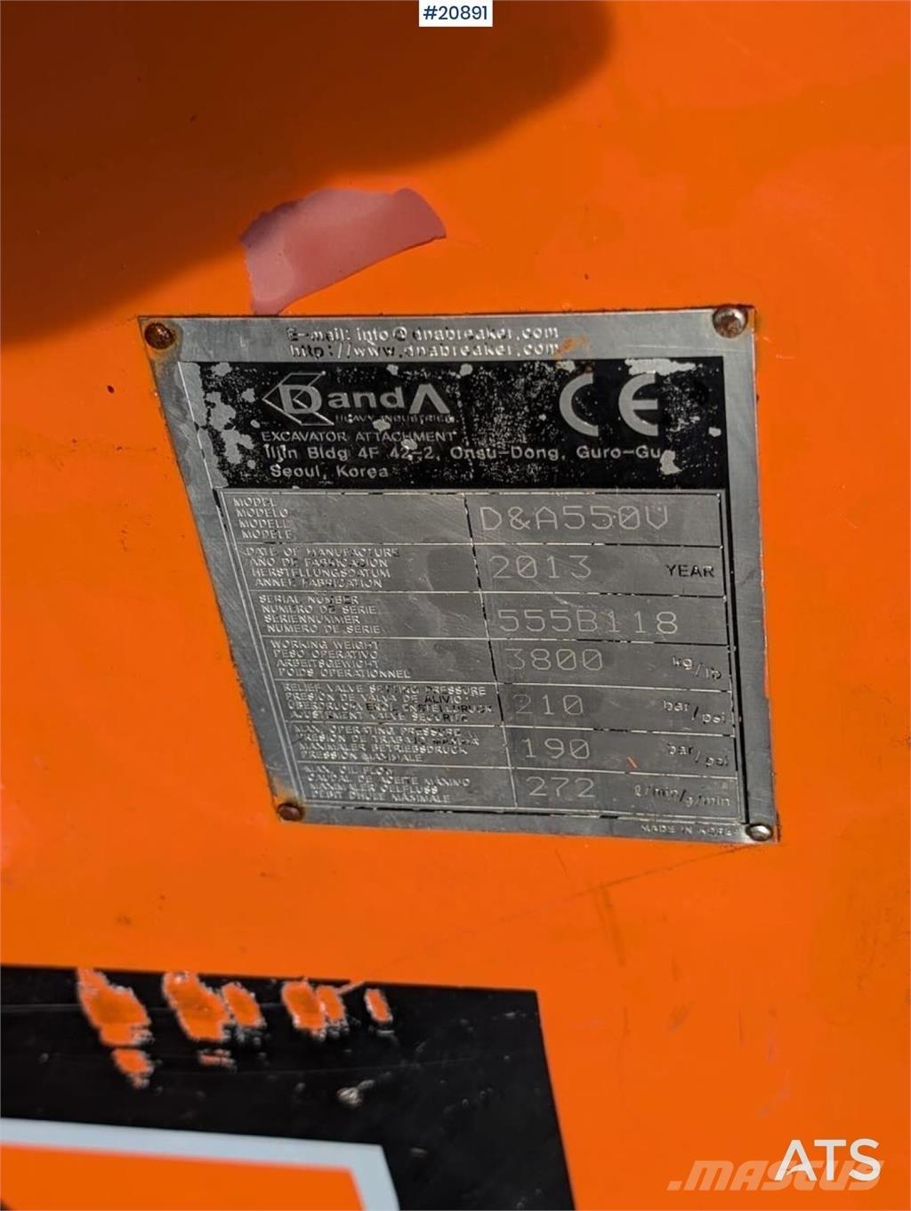  Danda Silence 550V Āmuri/Drupinātāji
