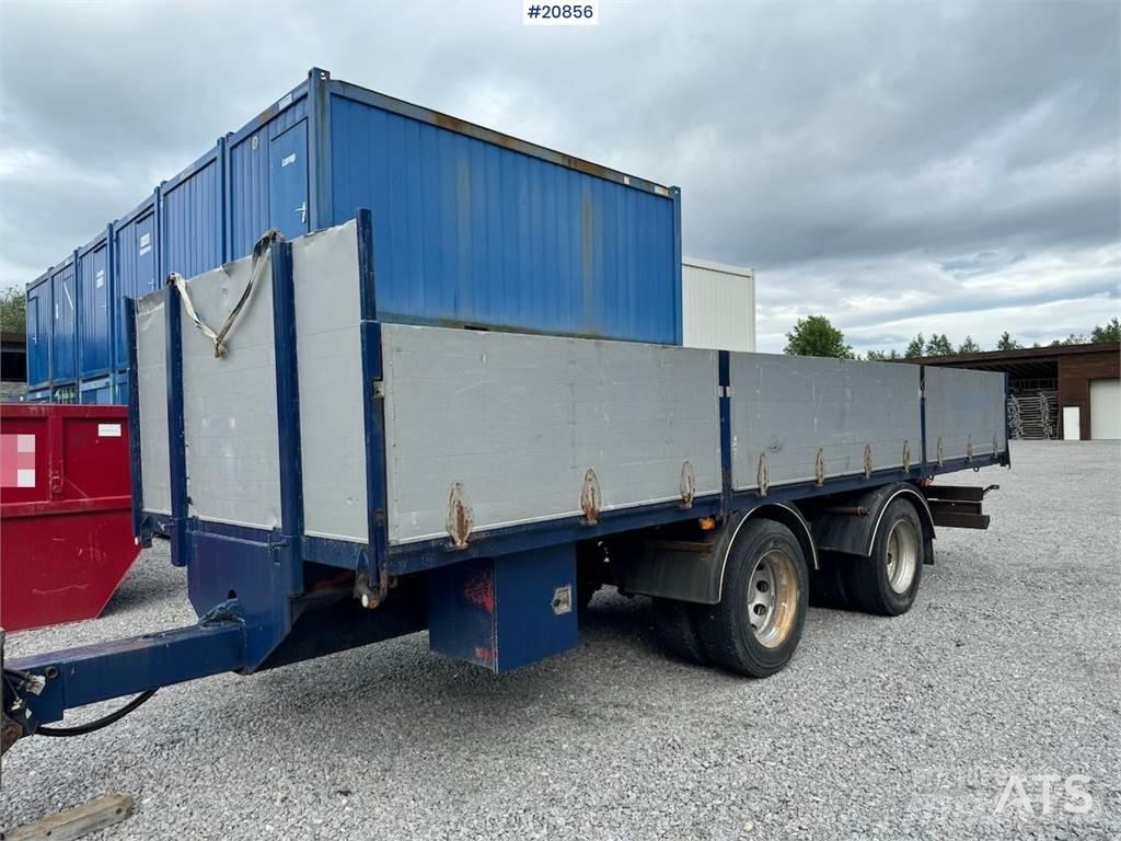 GMF flatebed trailer Platformas/izkraušana no sāniem