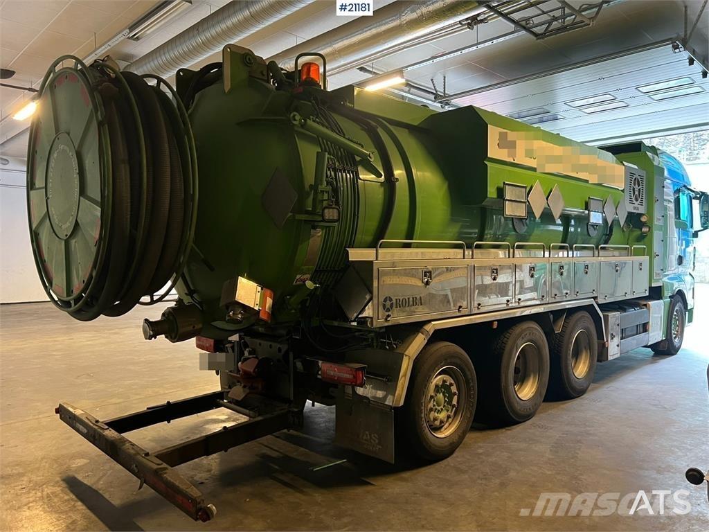 MAN TGX 35.560 Kombinētās vakumsūkņa mašīnas