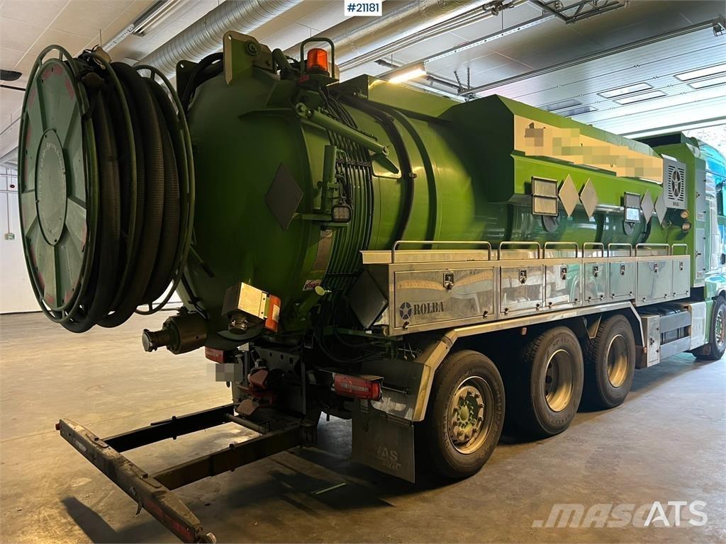MAN TGX 35.560 Kombinētās vakumsūkņa mašīnas