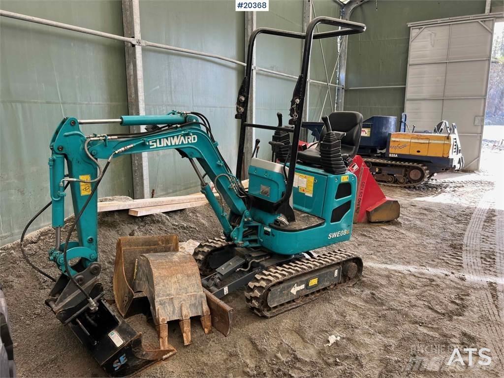 Sunward SWE08B Kāpurķēžu ekskavatori