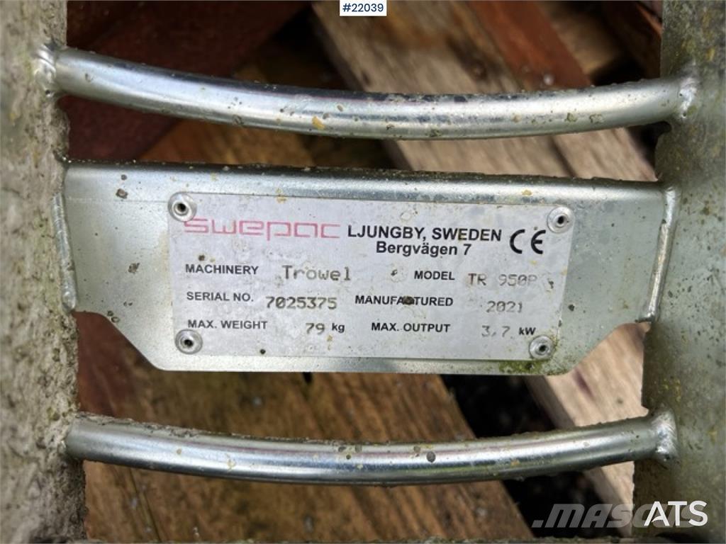 Swepac TR 950R Betona maisītājs