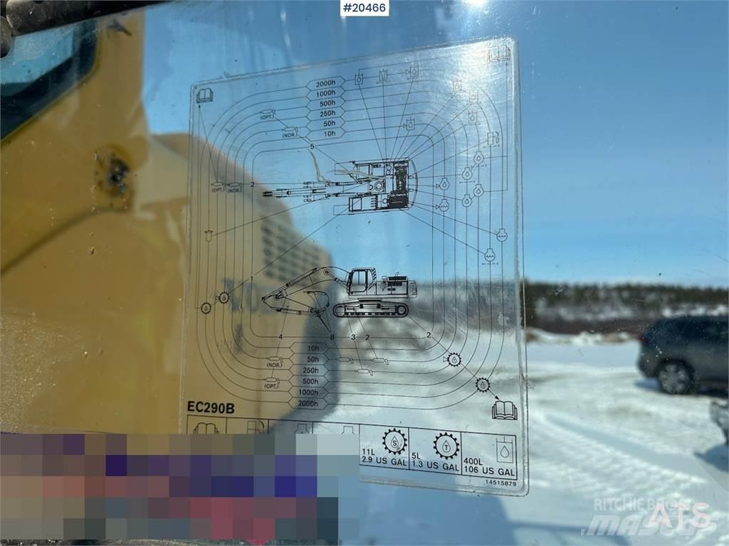 Volvo EC290 BLC Kāpurķēžu ekskavatori