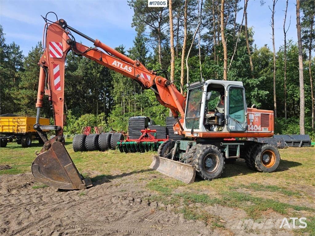 Atlas 1404 Ekskavatori uz riteņiem