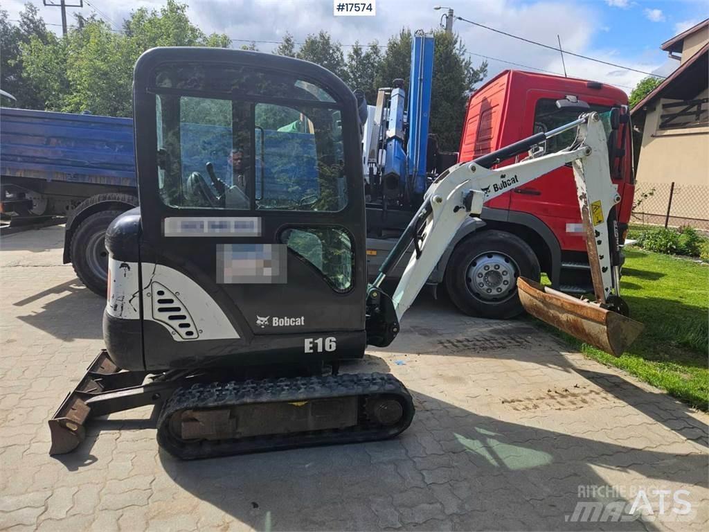 Bobcat E16 Mini ekskavatori < 7 t