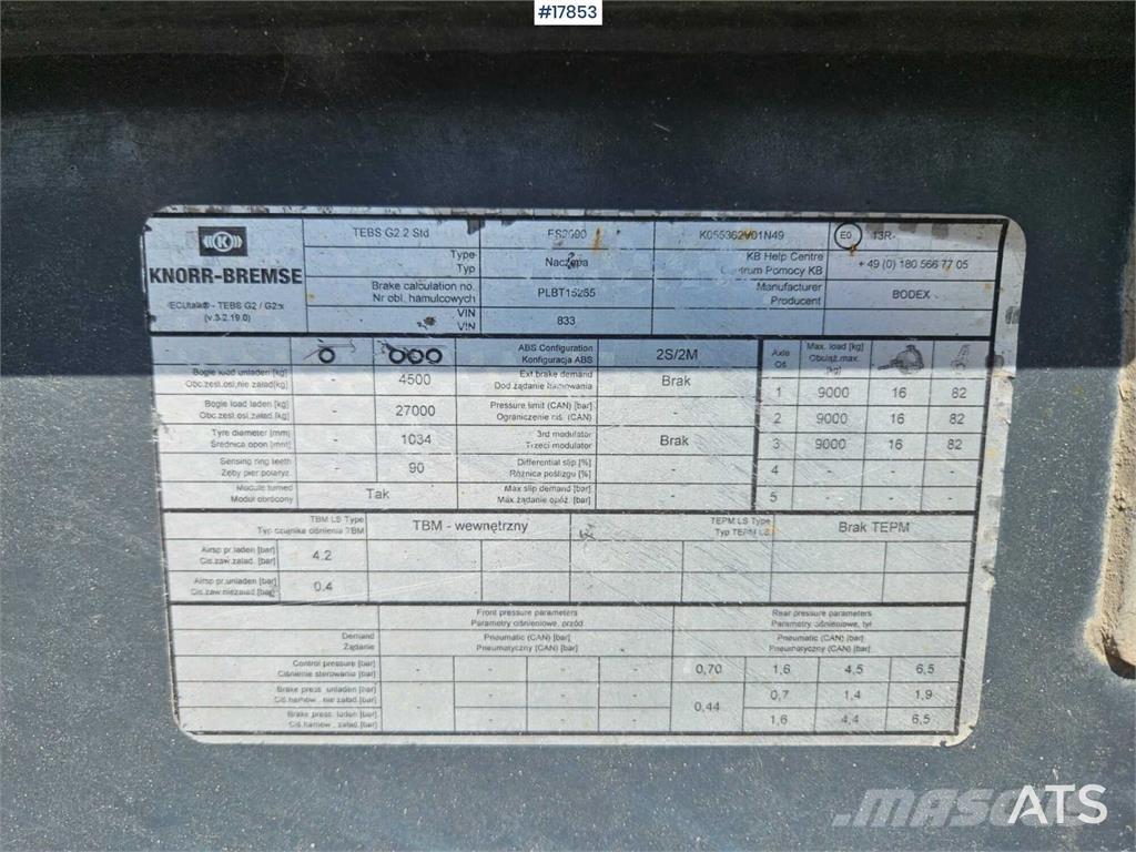 Bodex KIS 3B Piekabes pašizgāzēji