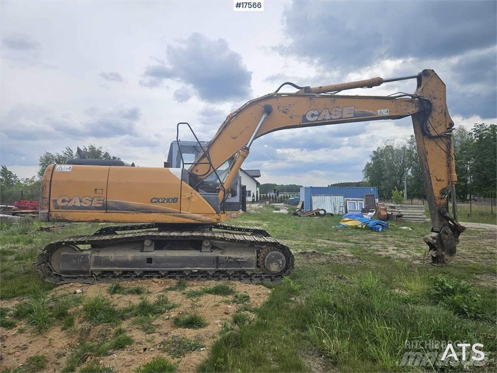 CASE CX210B Kāpurķēžu ekskavatori