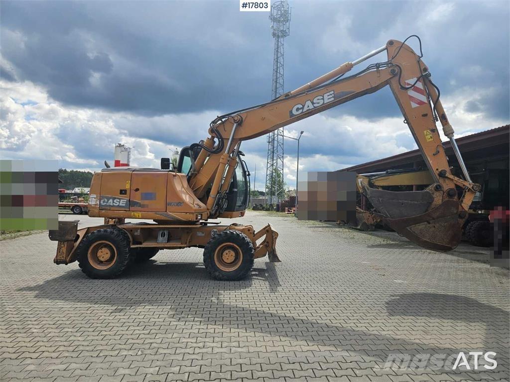 CASE WX 165 Ekskavatori uz riteņiem