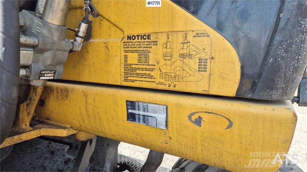 CAT M316D Ekskavatori uz riteņiem