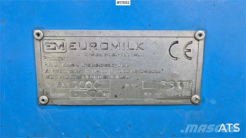 Euro MILK FXX 1000 Lopbarības piekabes