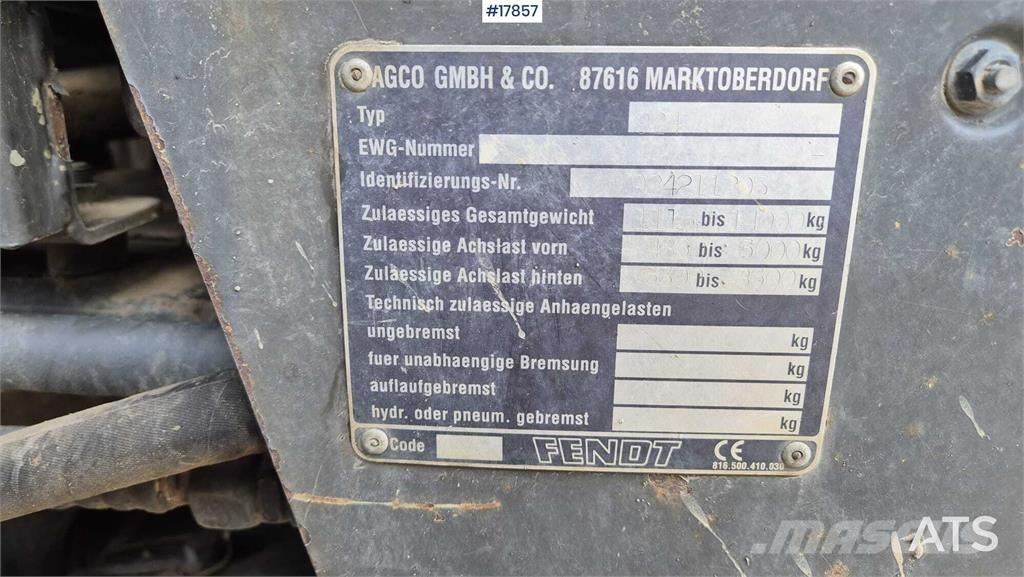Fendt Vario 924 Traktori