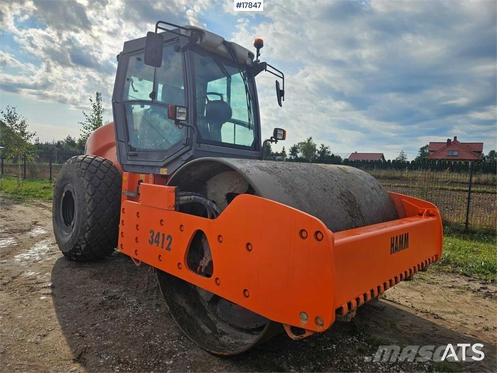 Hamm 3412HT Vienvalča grunts veltņi