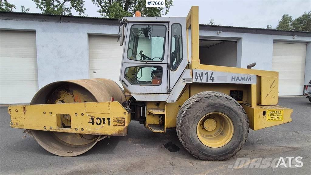 Hamm 4011D Vienvalča grunts veltņi