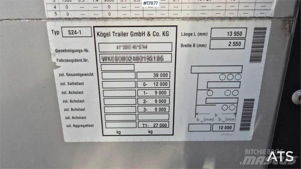 Kögel S-24 Tents puspiekabes