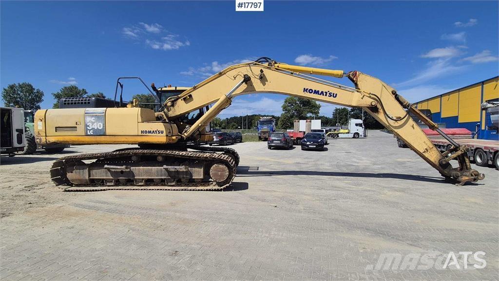 Komatsu PC 340 LC Kāpurķēžu ekskavatori