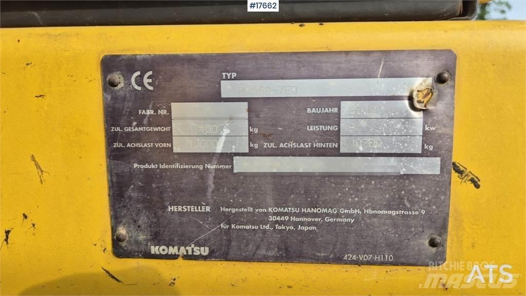 Komatsu PW 160 Ekskavatori uz riteņiem