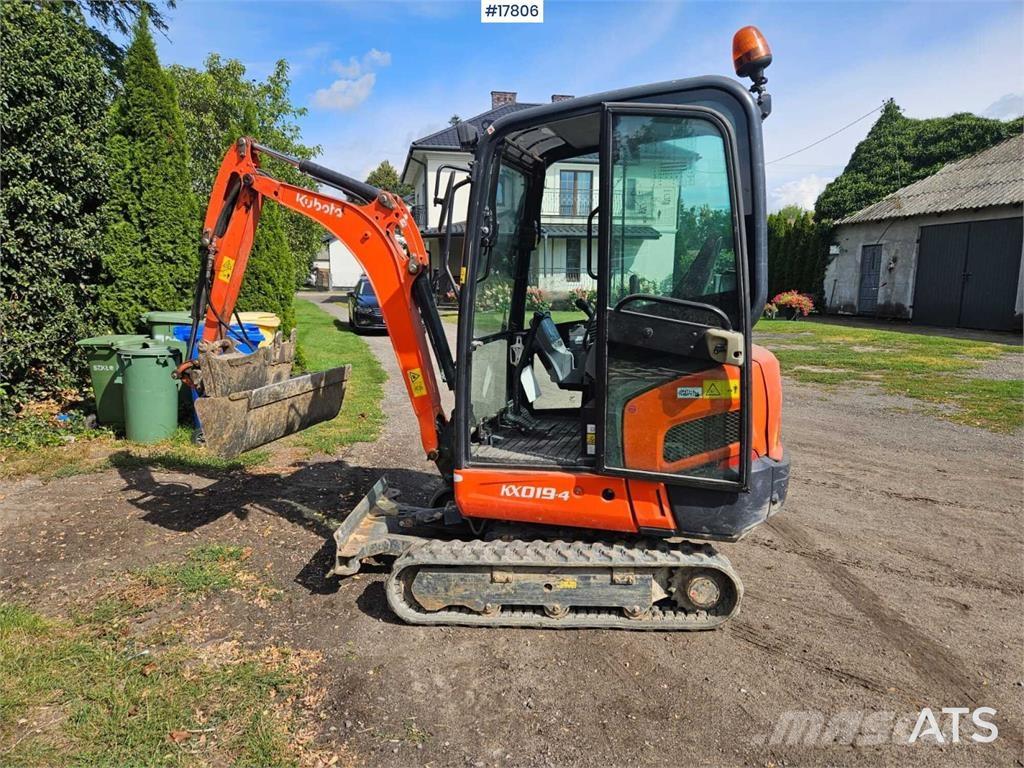 Kubota KX019-4 Mini ekskavatori < 7 t