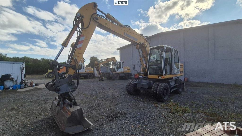 Liebherr A 900C Ekskavatori uz riteņiem