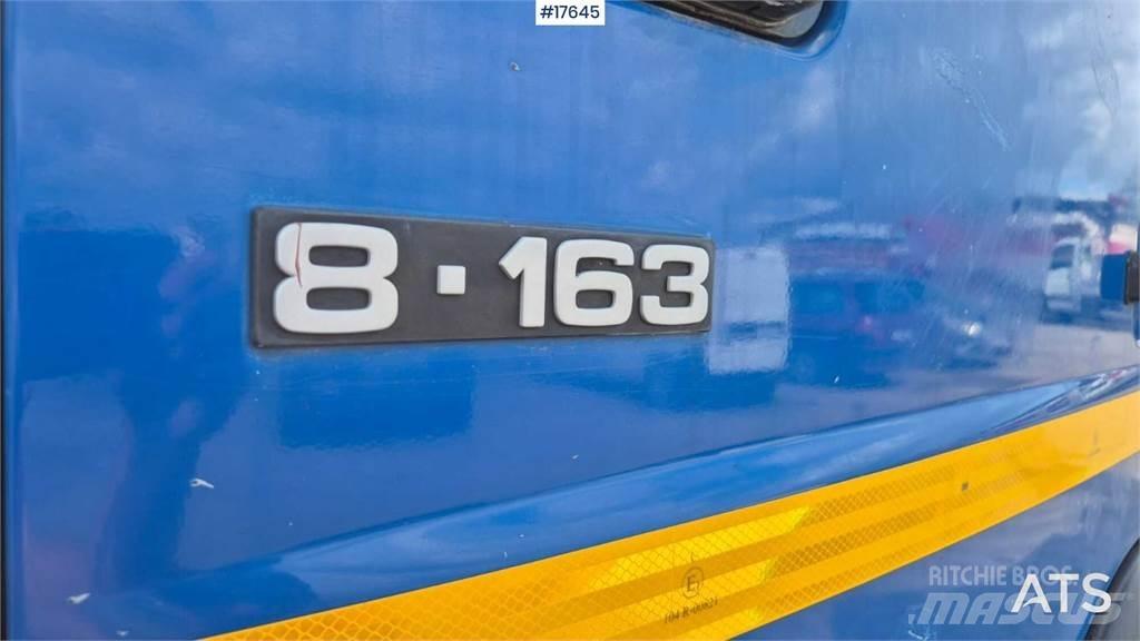 MAN 8.163 Smagās mašīnas ar celtni
