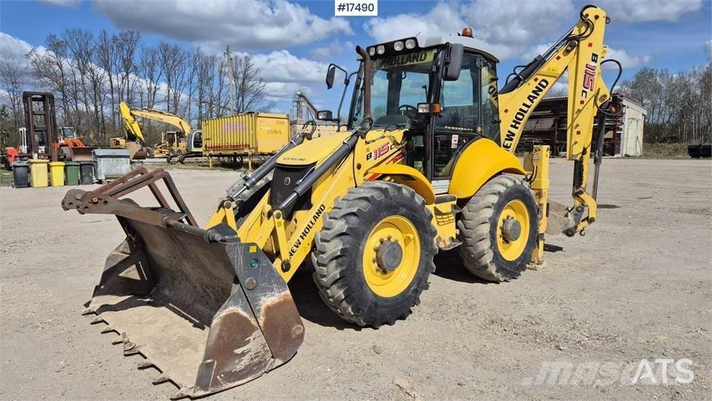 New Holland B 115C Ekskavatori-iekrāvēji