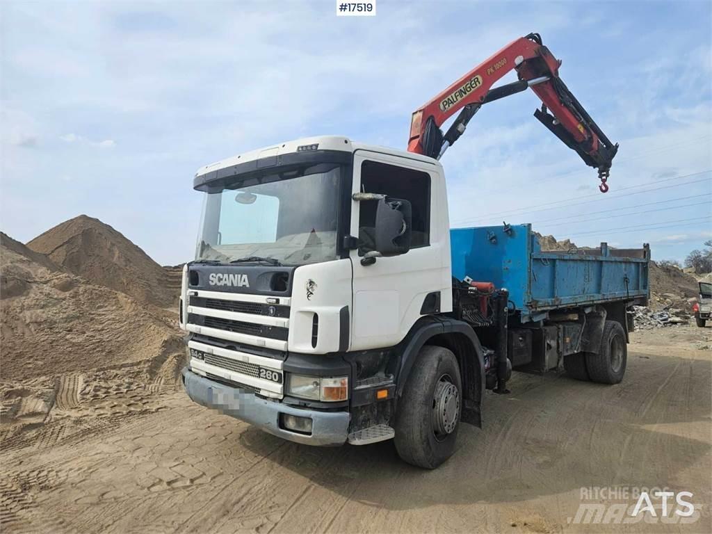 Scania 94G Smagās mašīnas ar celtni