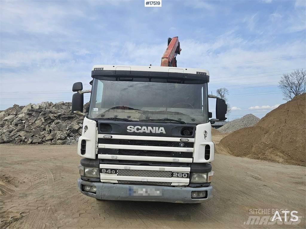 Scania 94G Smagās mašīnas ar celtni
