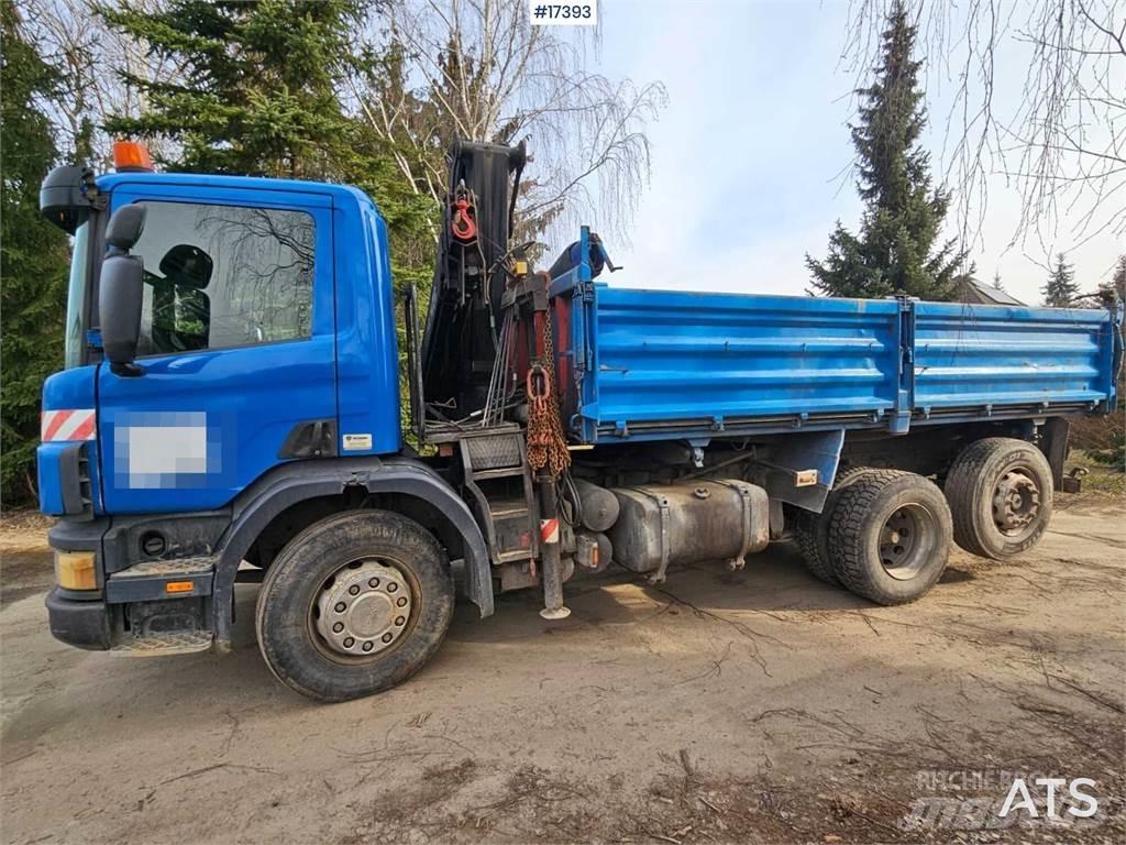 Scania 94G z HDS Smagās mašīnas ar celtni