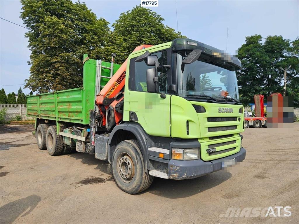 Scania P 340 Smagās mašīnas ar celtni