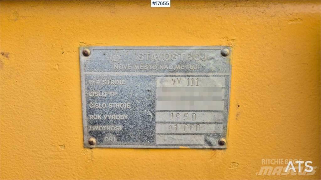 Stavostroj VV 111 Vienvalča grunts veltņi