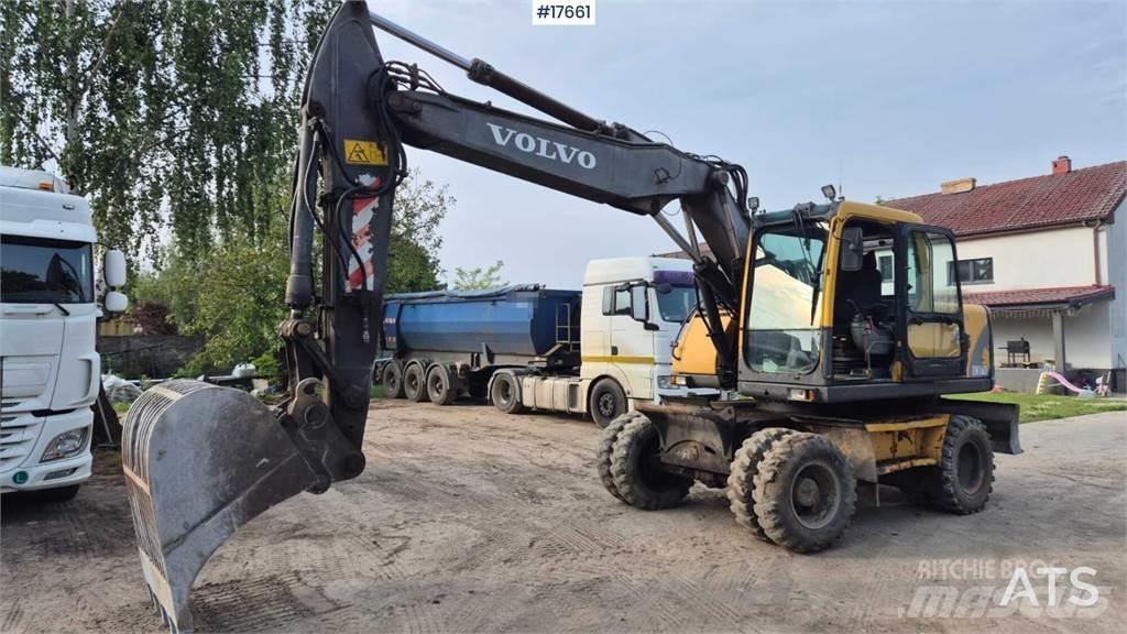 Volvo EW 160B Ekskavatori uz riteņiem